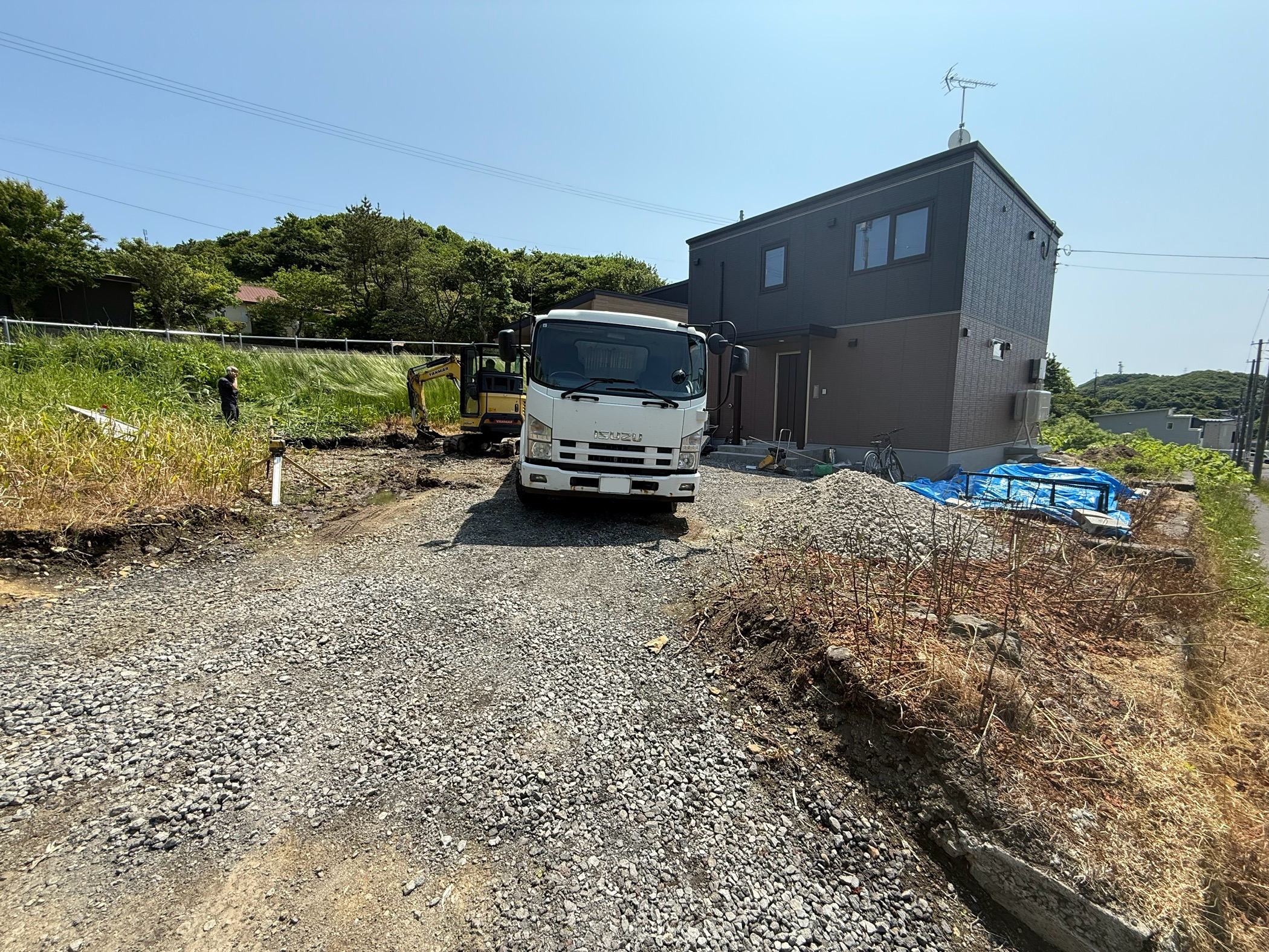 室蘭市母恋南町外構工事1