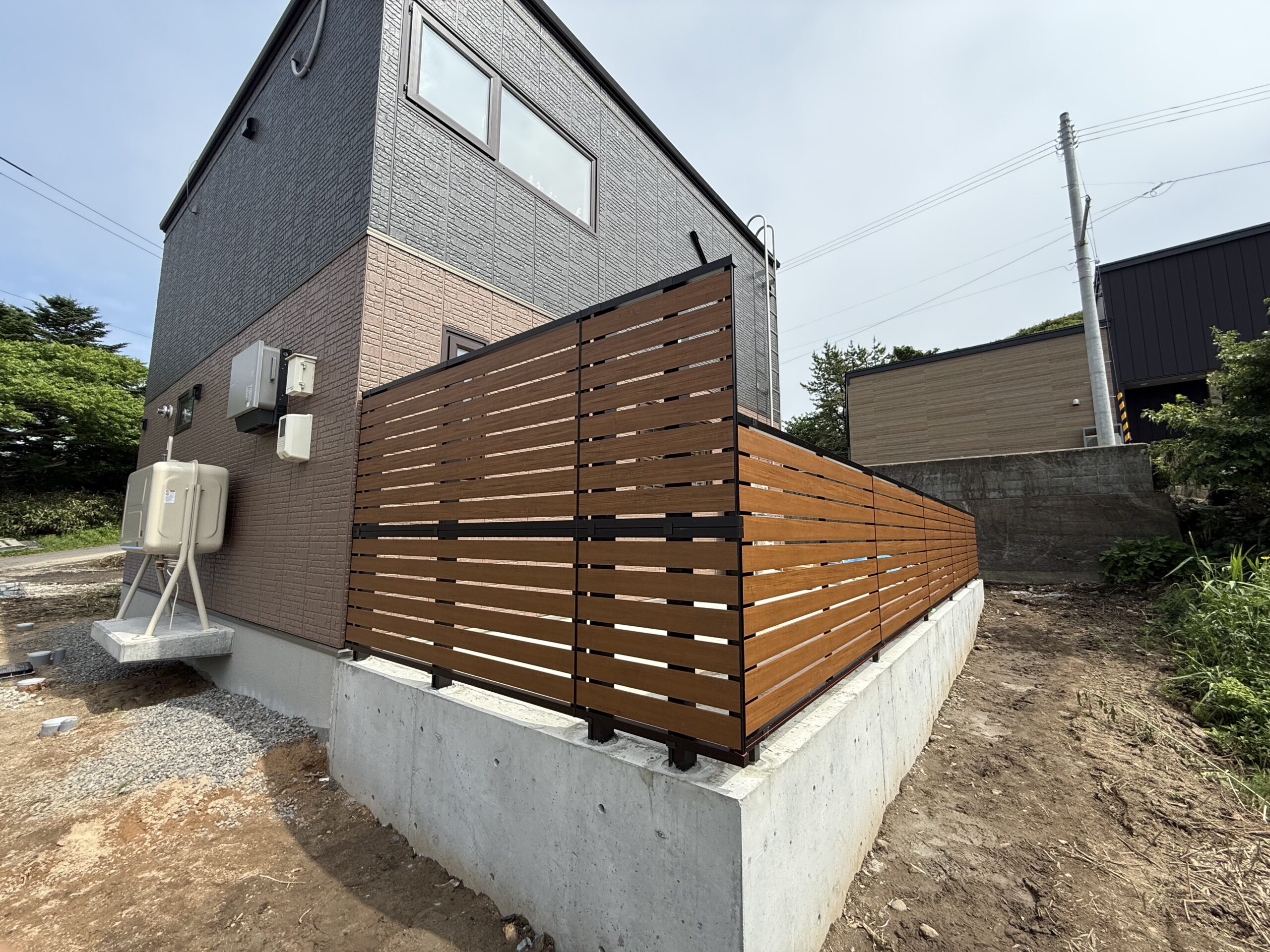 室蘭市母恋南町外構工事8