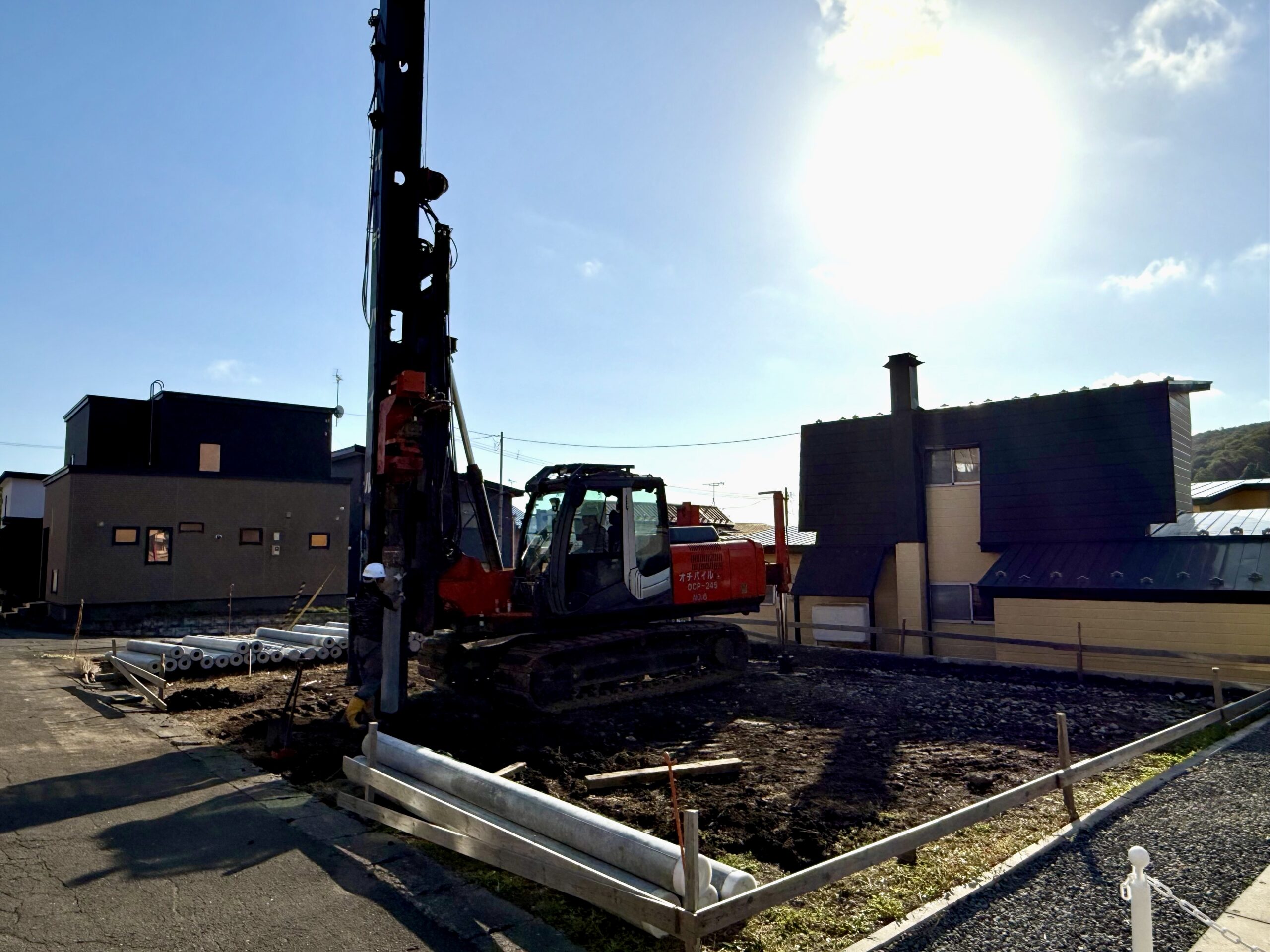 室蘭市天神町新築工事1