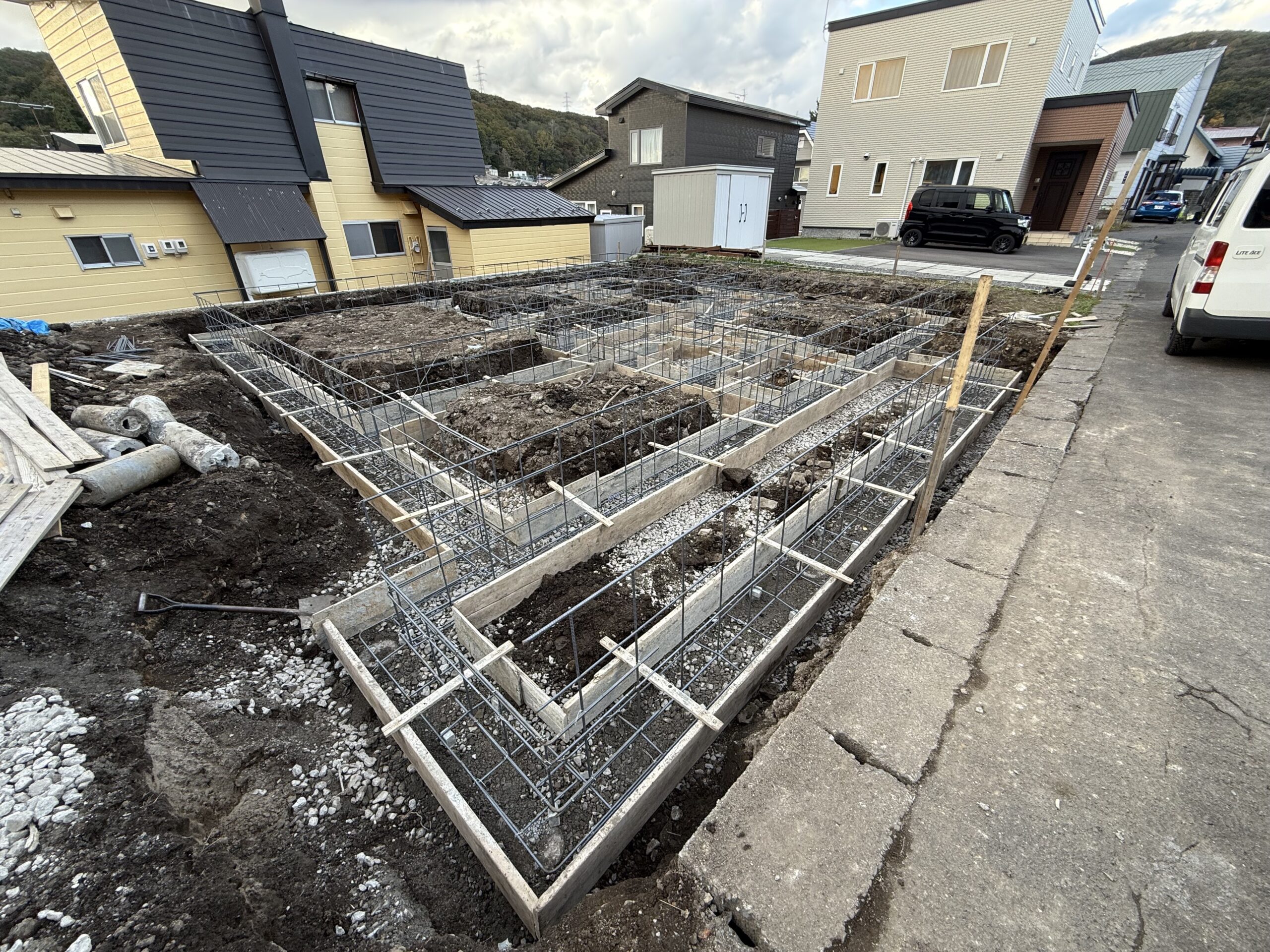 室蘭市天神町新築工事3