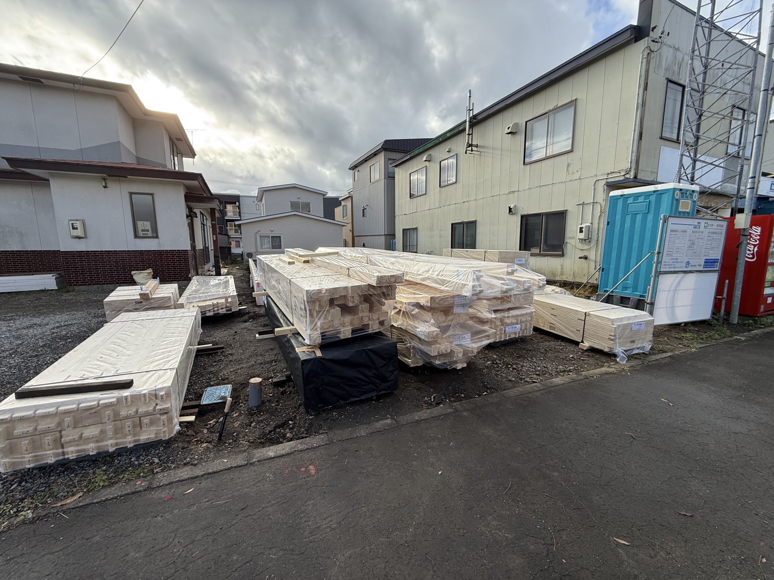 室蘭市寿町新築工事9