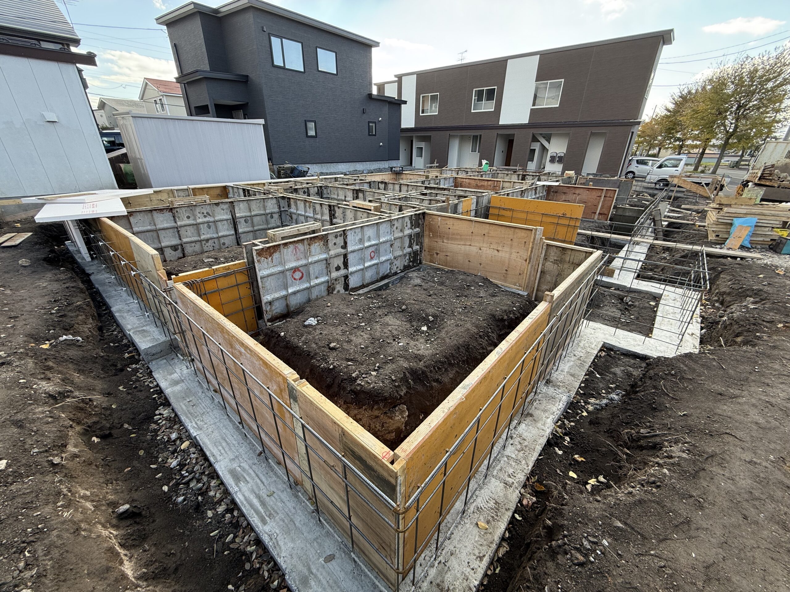 伊達市舟岡町アパート新築工事3