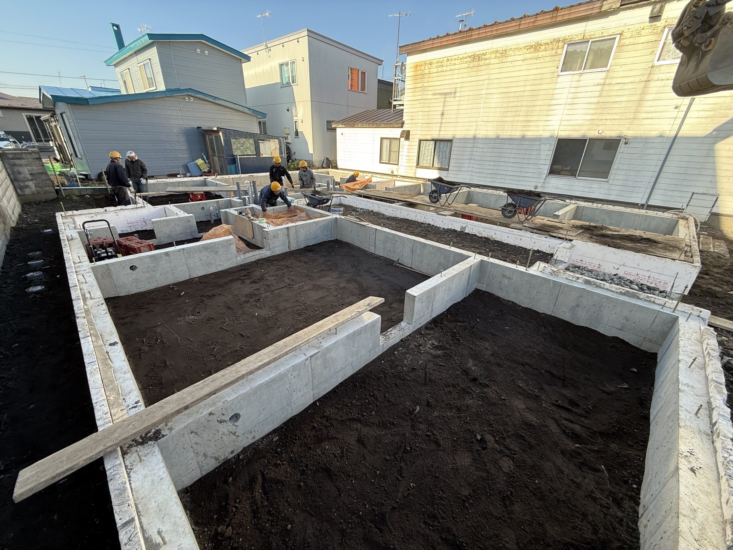 登別市中央町アパート新築工事5