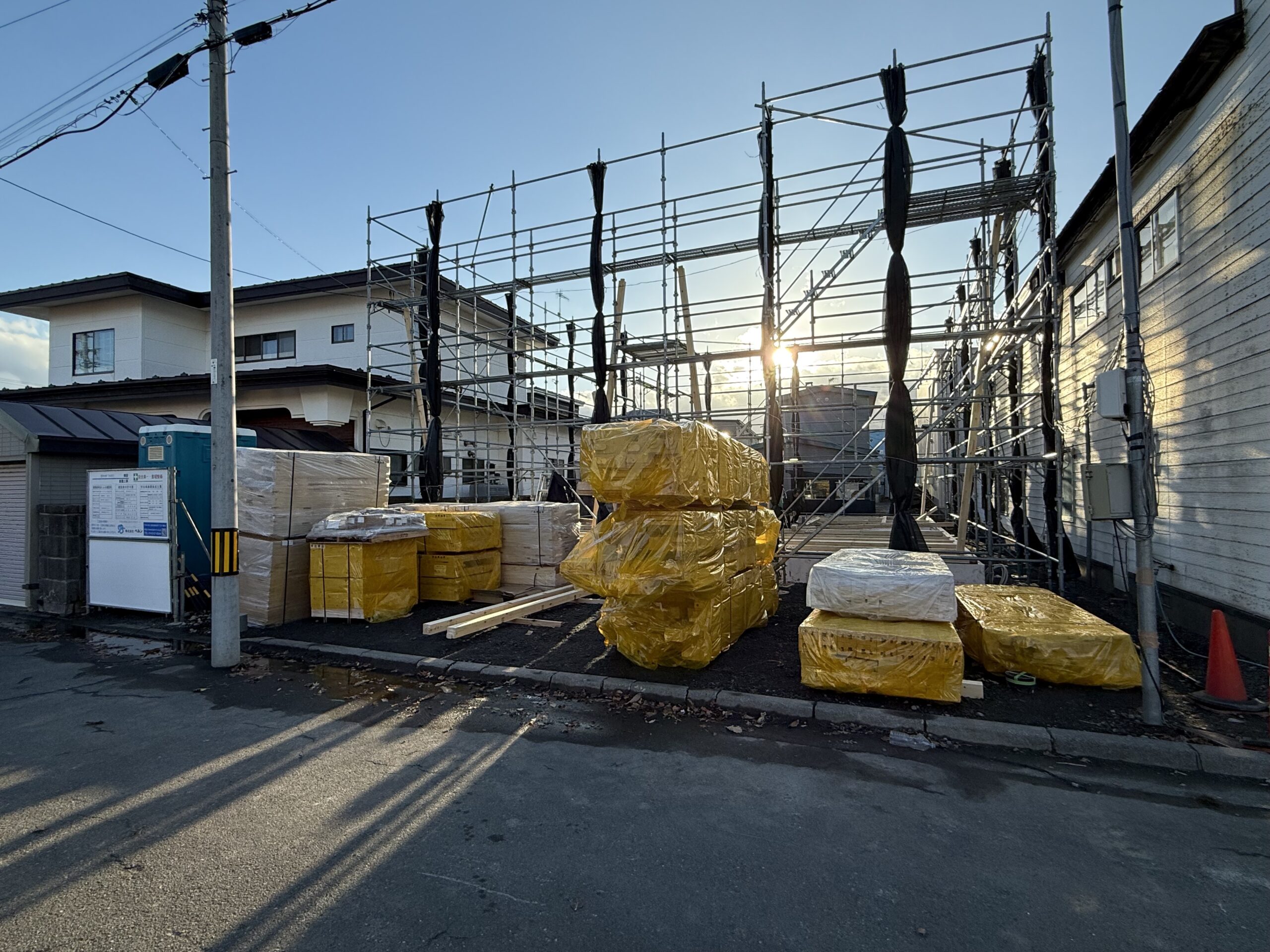 登別市中央町アパート新築工事6