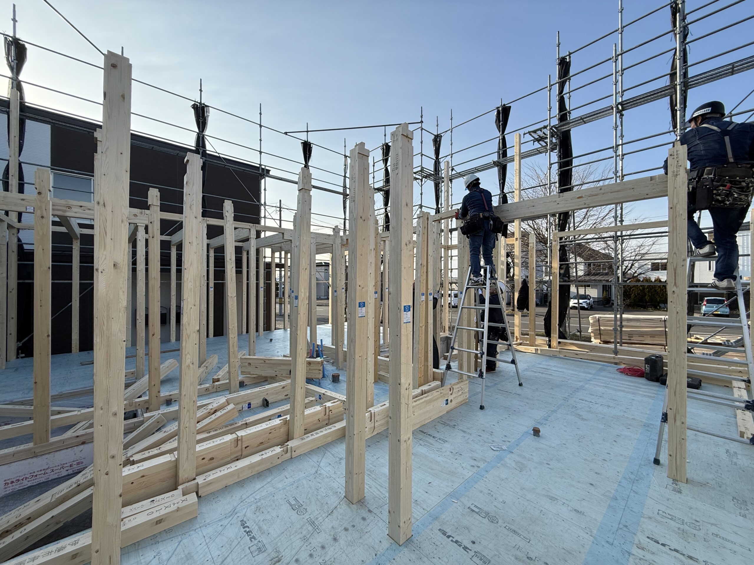 伊達市舟岡町アパート新築工事5
