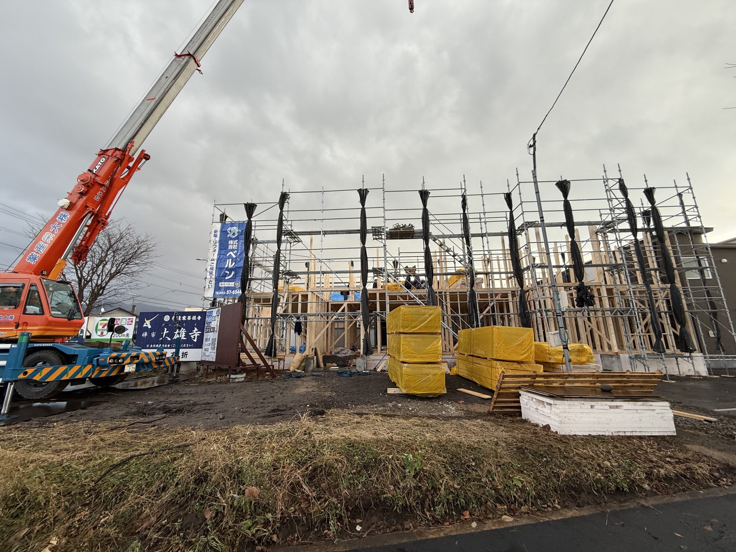伊達市舟岡町アパート新築工事6