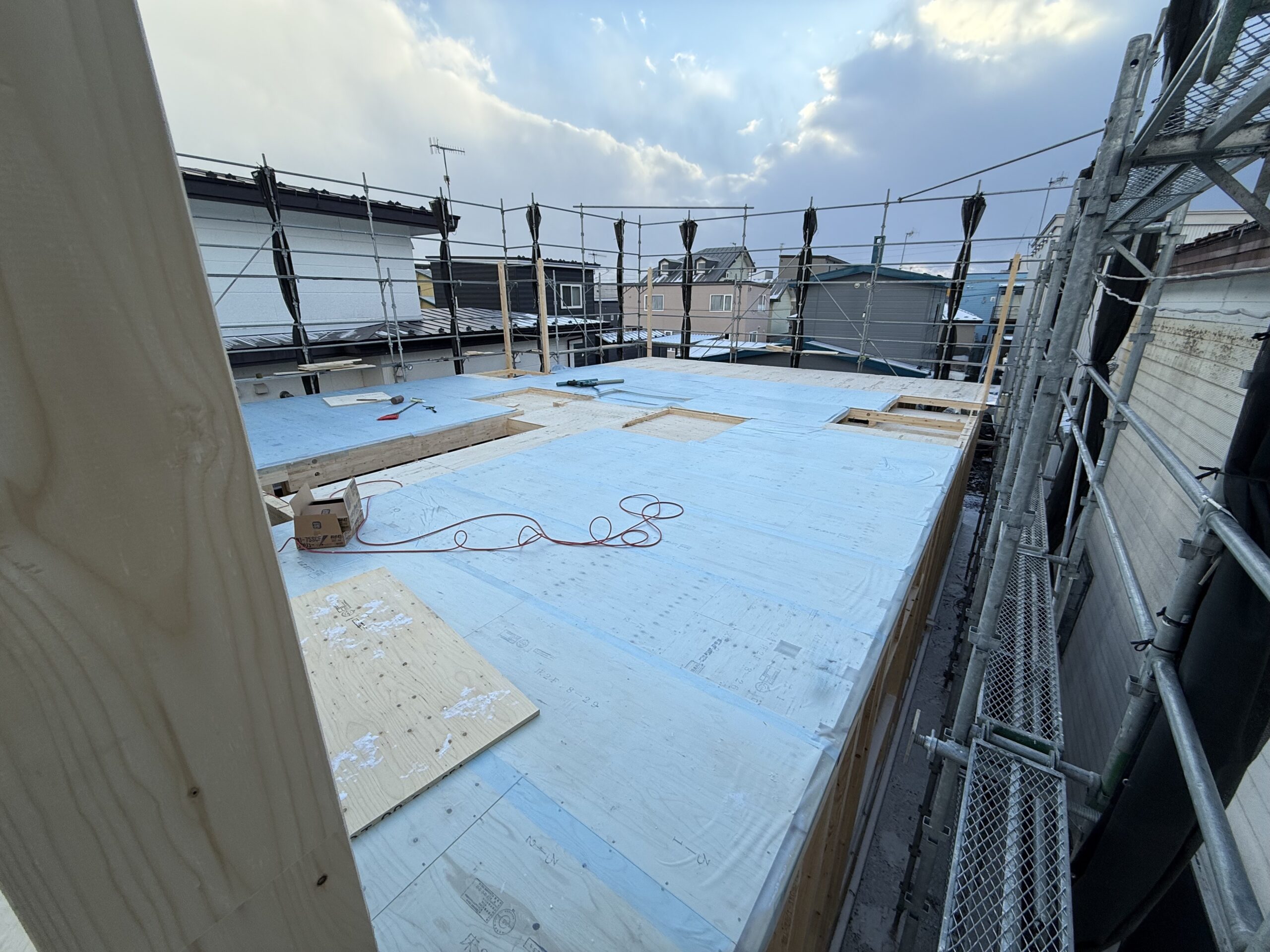 登別市中央町アパート新築工事7