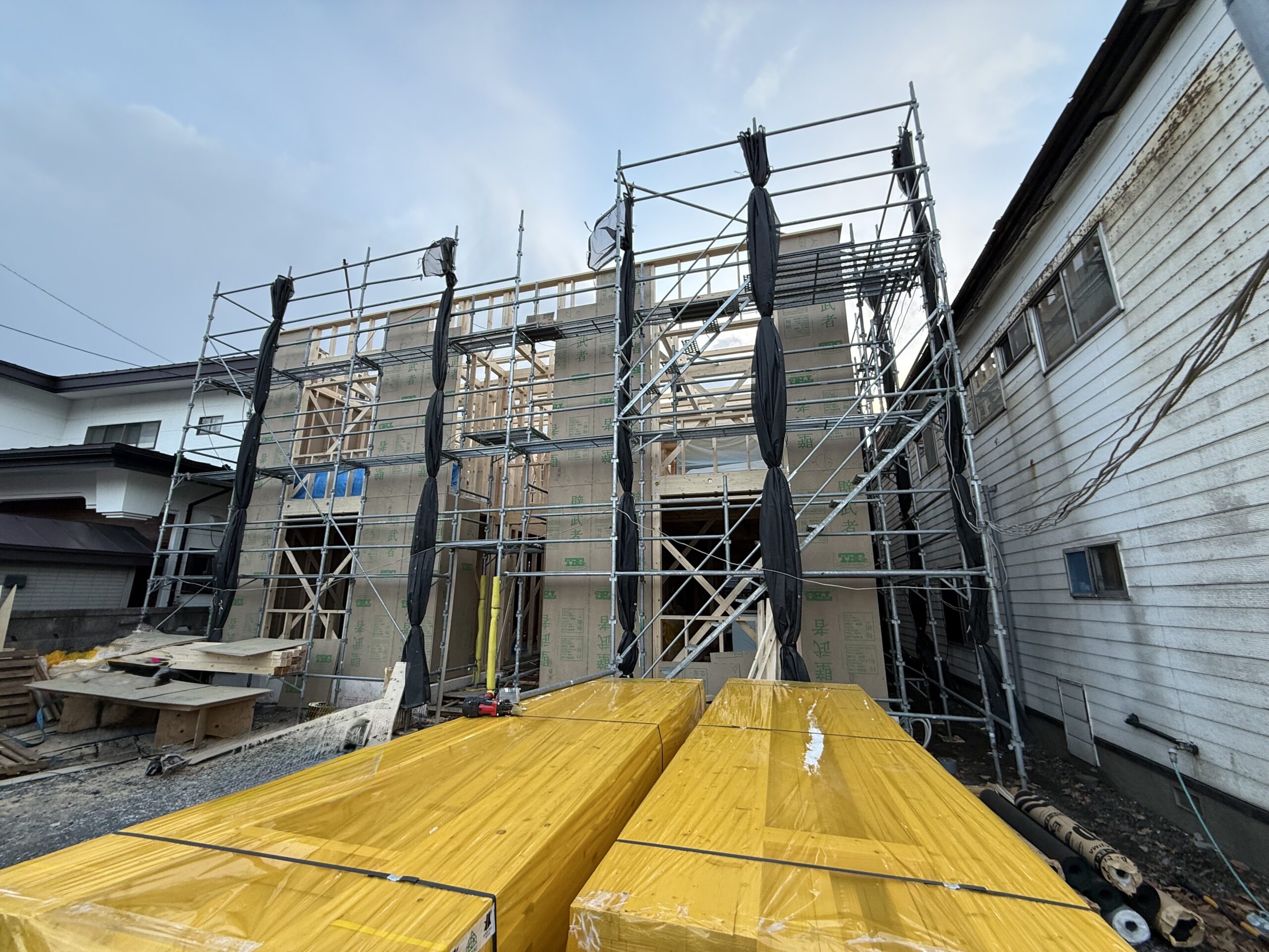 登別市中央町アパート新築工事9