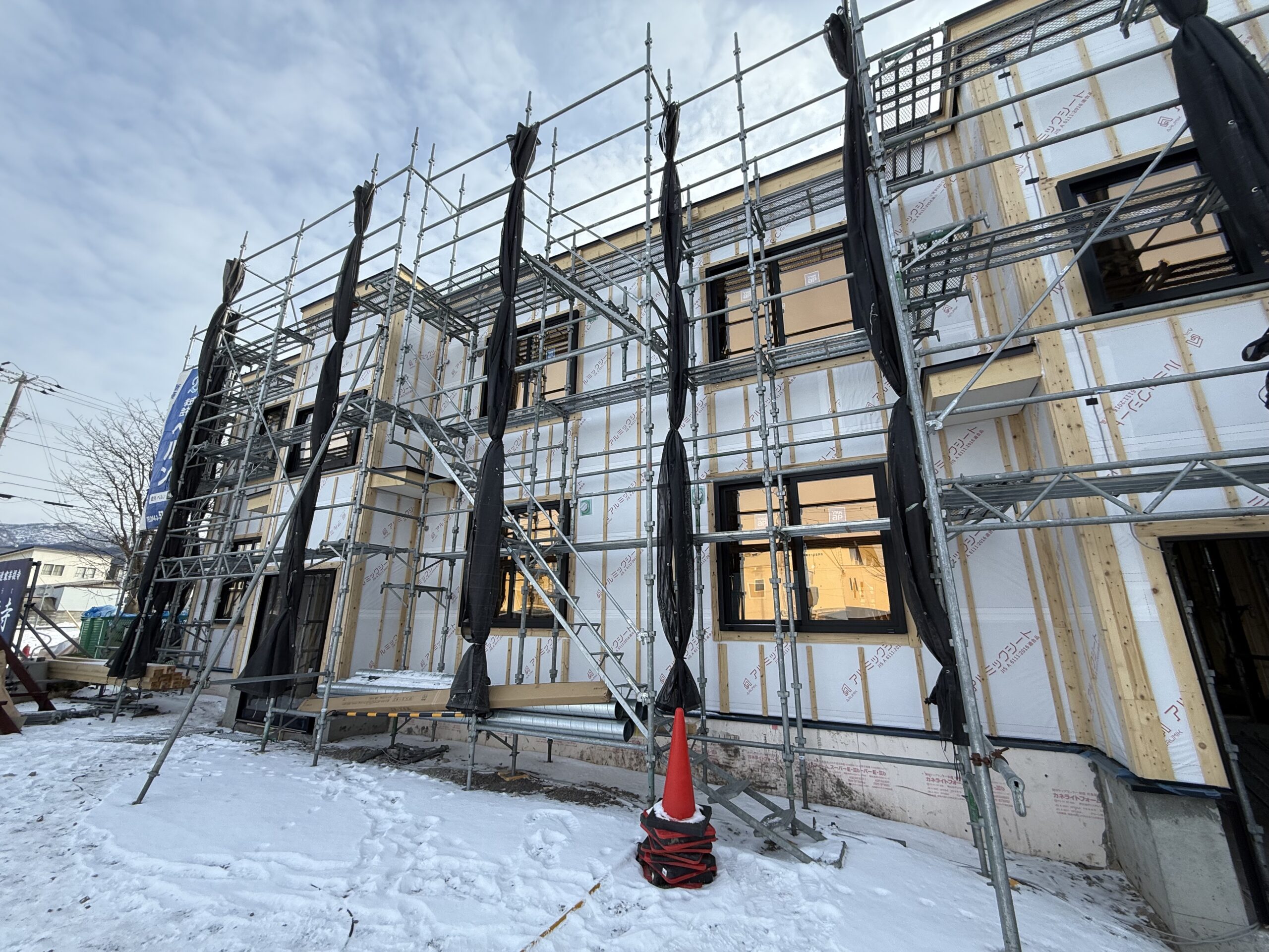 伊達市舟岡町アパート新築工事9