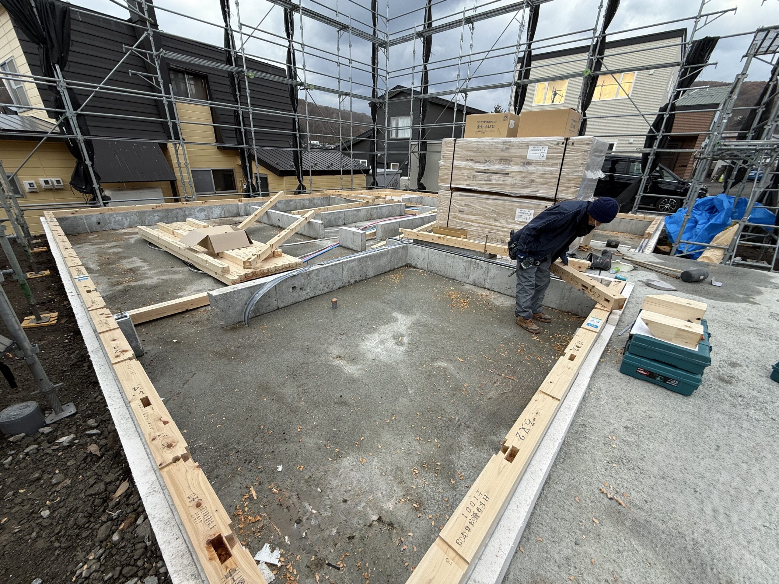 室蘭市天神町新築工事9