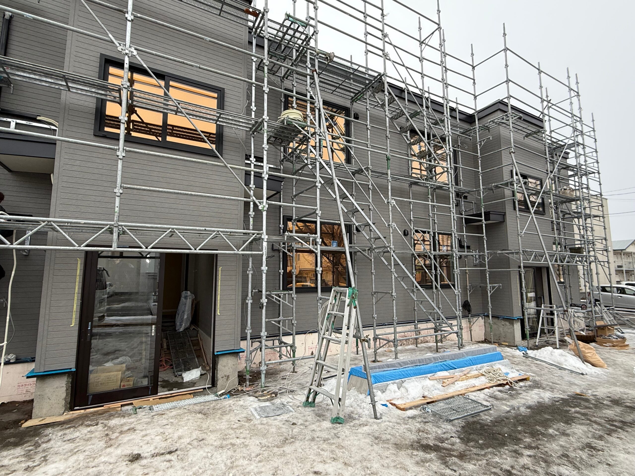 伊達市舟岡町アパート新築工事10