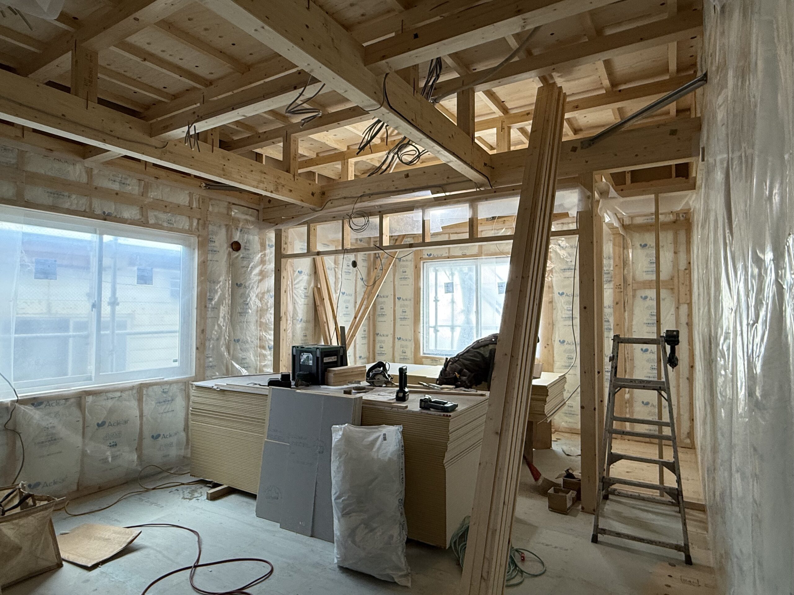 登別市中央町アパート新築工事13