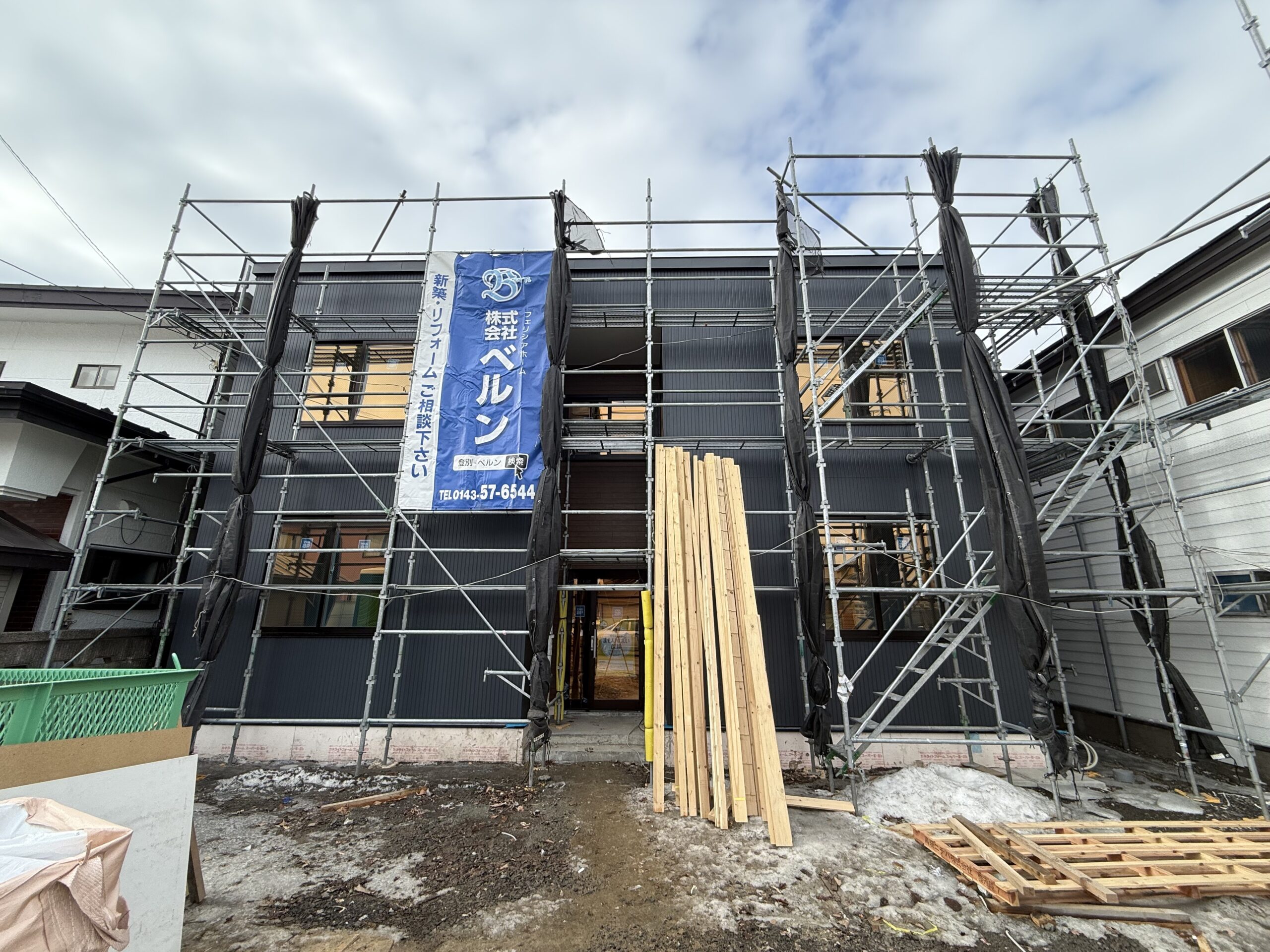 登別市中央町アパート新築工事19