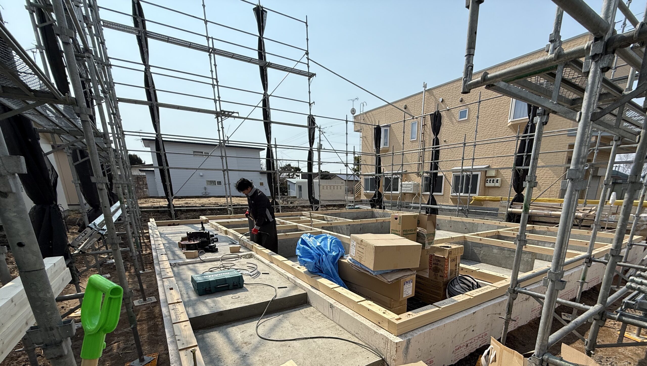 伊達市舟岡町新築工事6