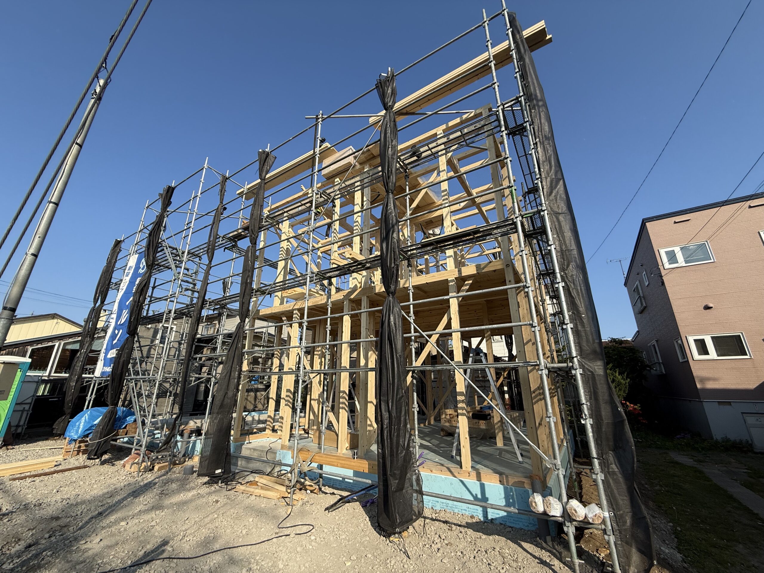 室蘭市高砂町新築工事3