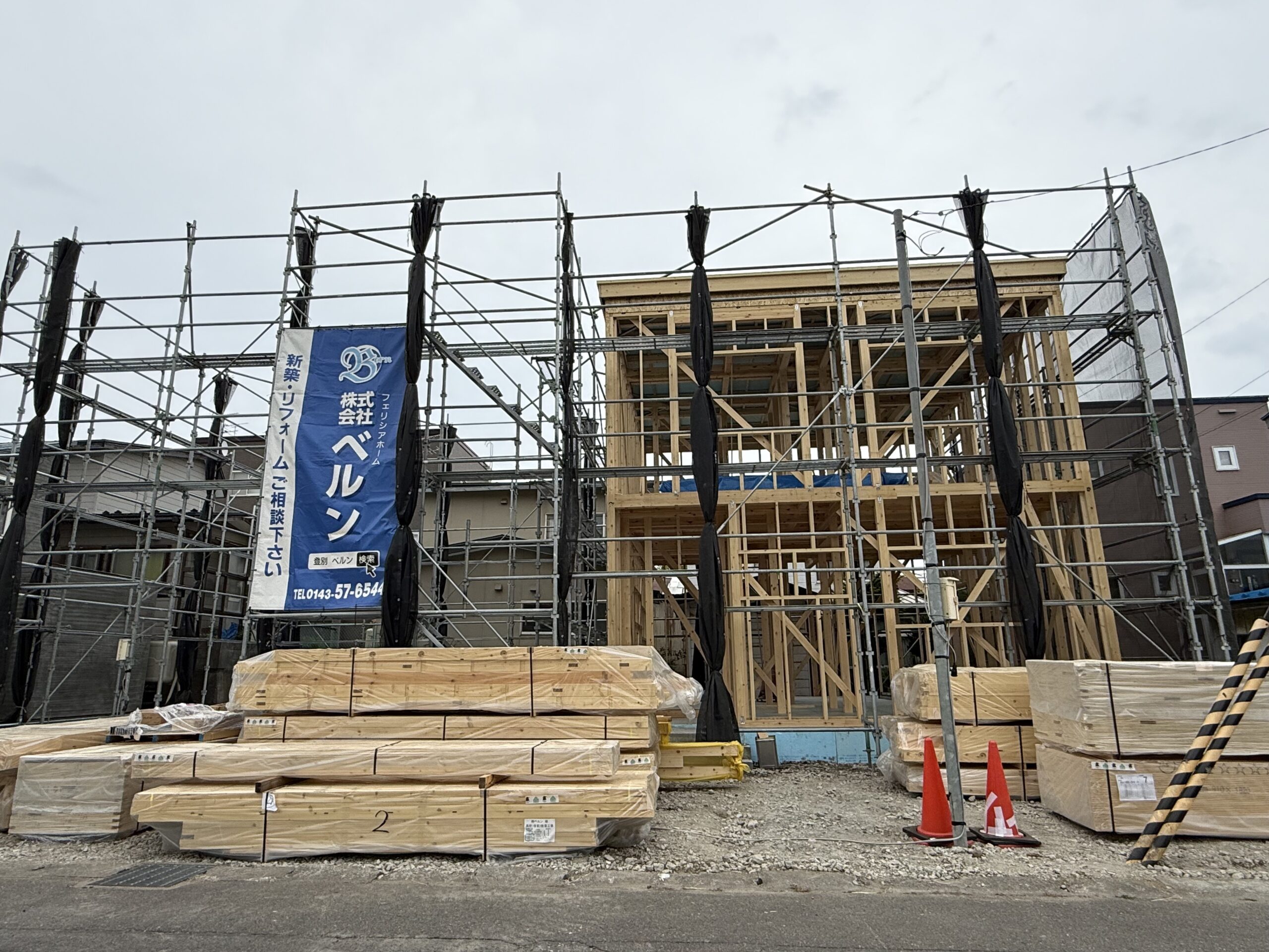 室蘭市高砂町新築工事4